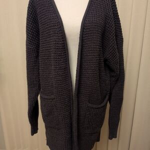 Cozy Black Knit Cardigan